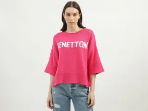 Women's Regular Fit Round Neck Knitted Sweaters
