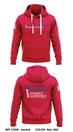 Wounded Warriors Family Support Store 1  Core Men's Hooded Performance Sweatshirt - bseAh8
