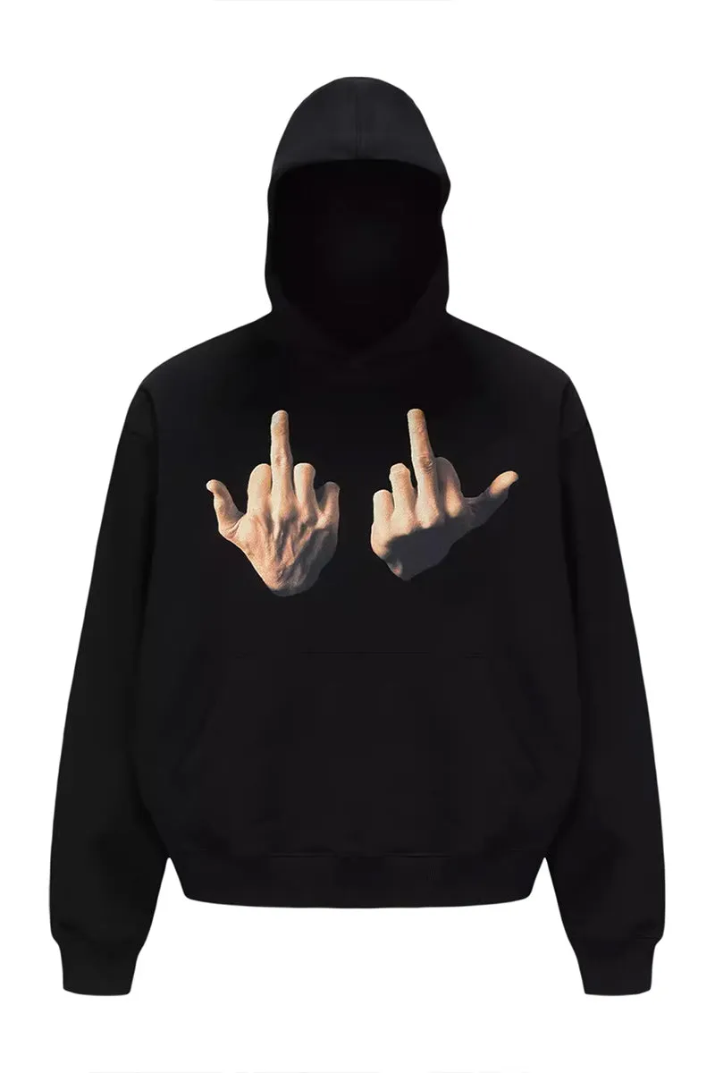 WR3355 Graphic Hoodie Sweatshirt Top