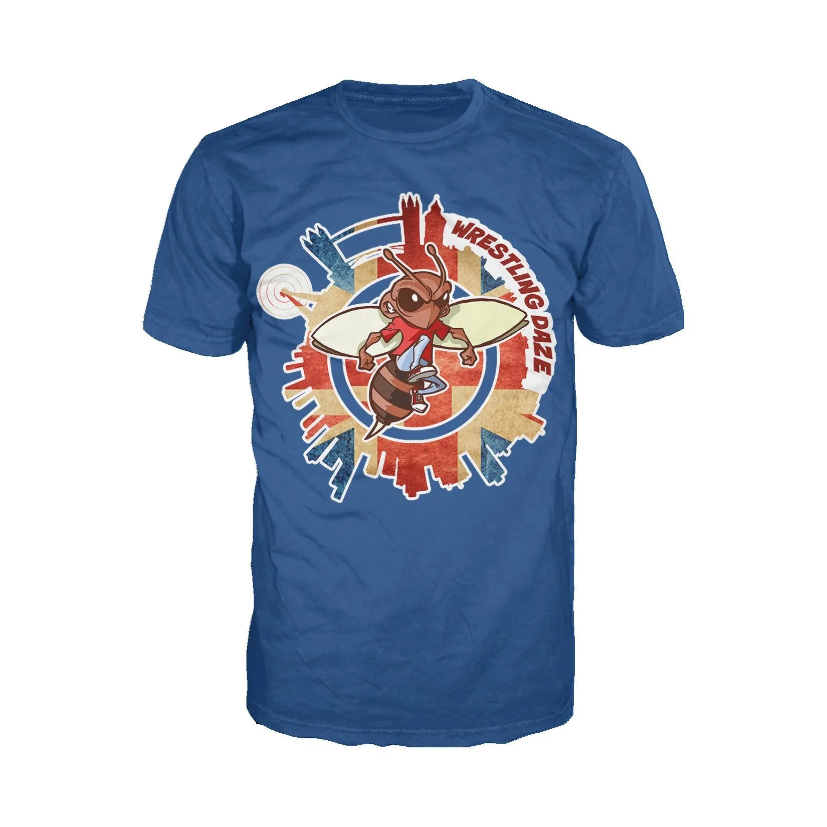 Wrestling Daze Splash London Men's T-Shirt (Blue)
