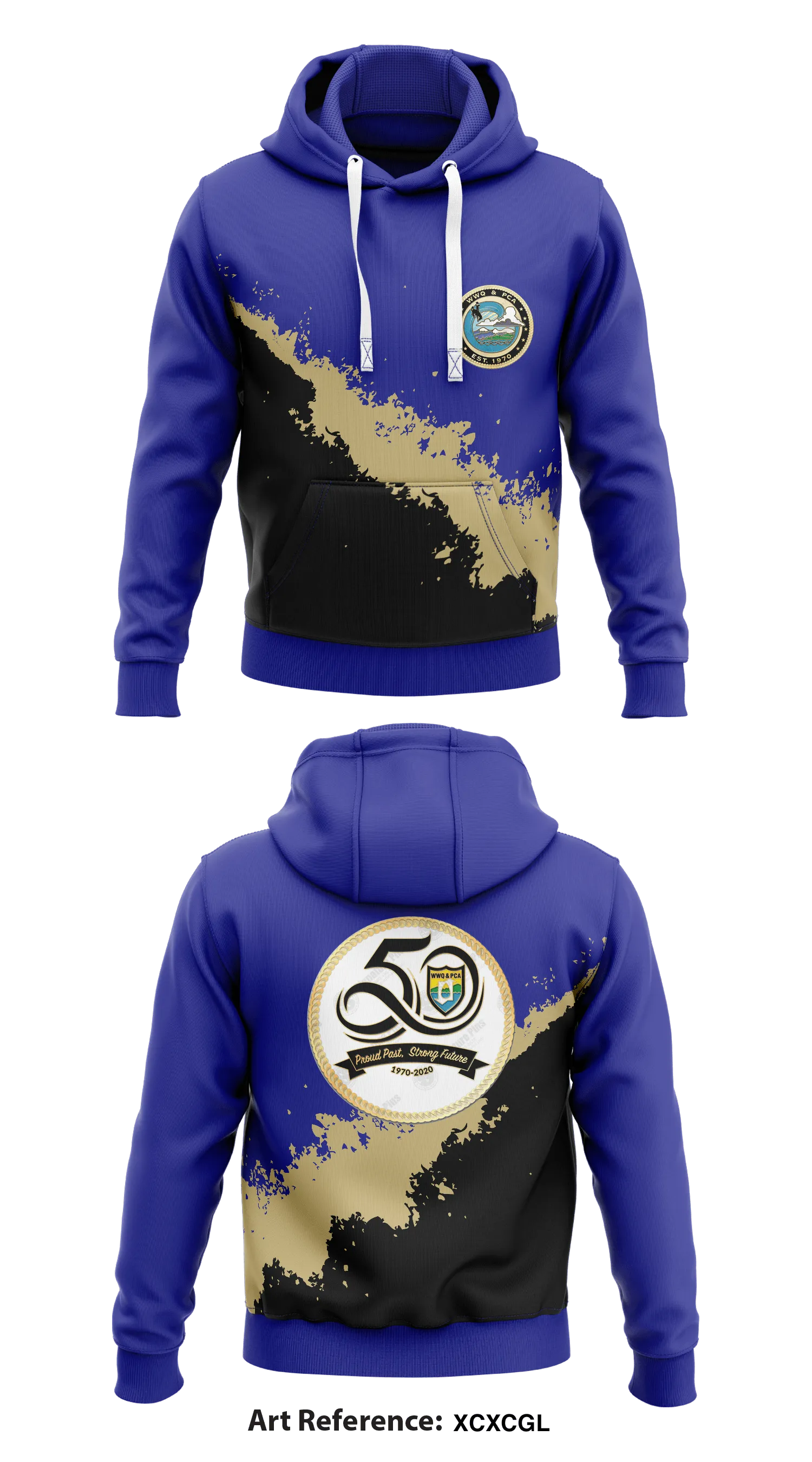 WWQ & PCA Store 1  Core Men's Hooded Performance Sweatshirt - xcXCGL