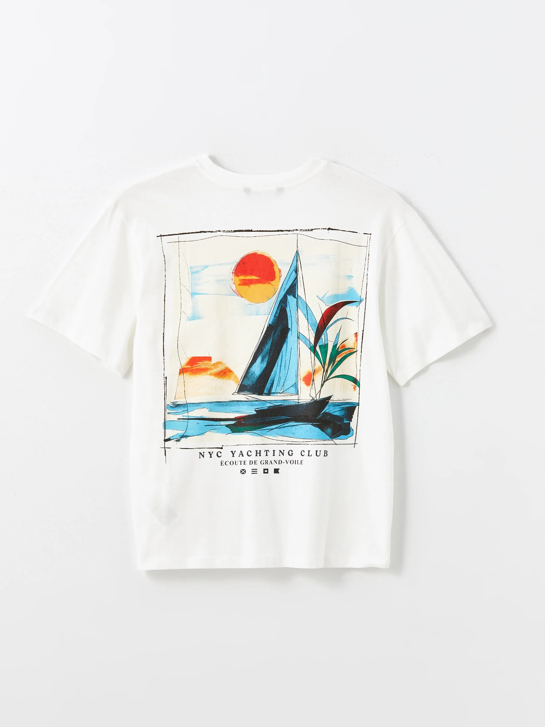 Xside- Crew Neck Printed Combed Cotton Men T-Shirt