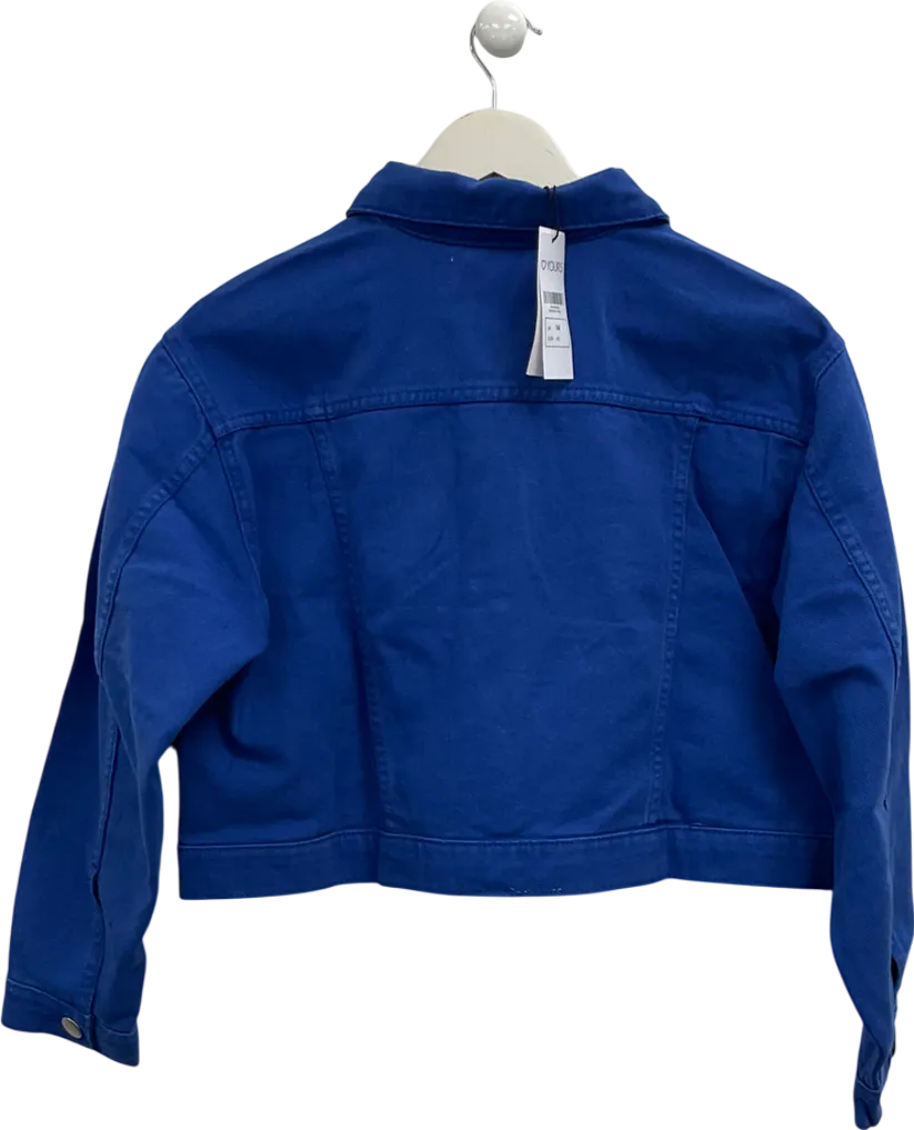 Yours Blue Cobalt Denim Jacket UK 14
