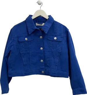 Yours Blue Cobalt Denim Jacket UK 14