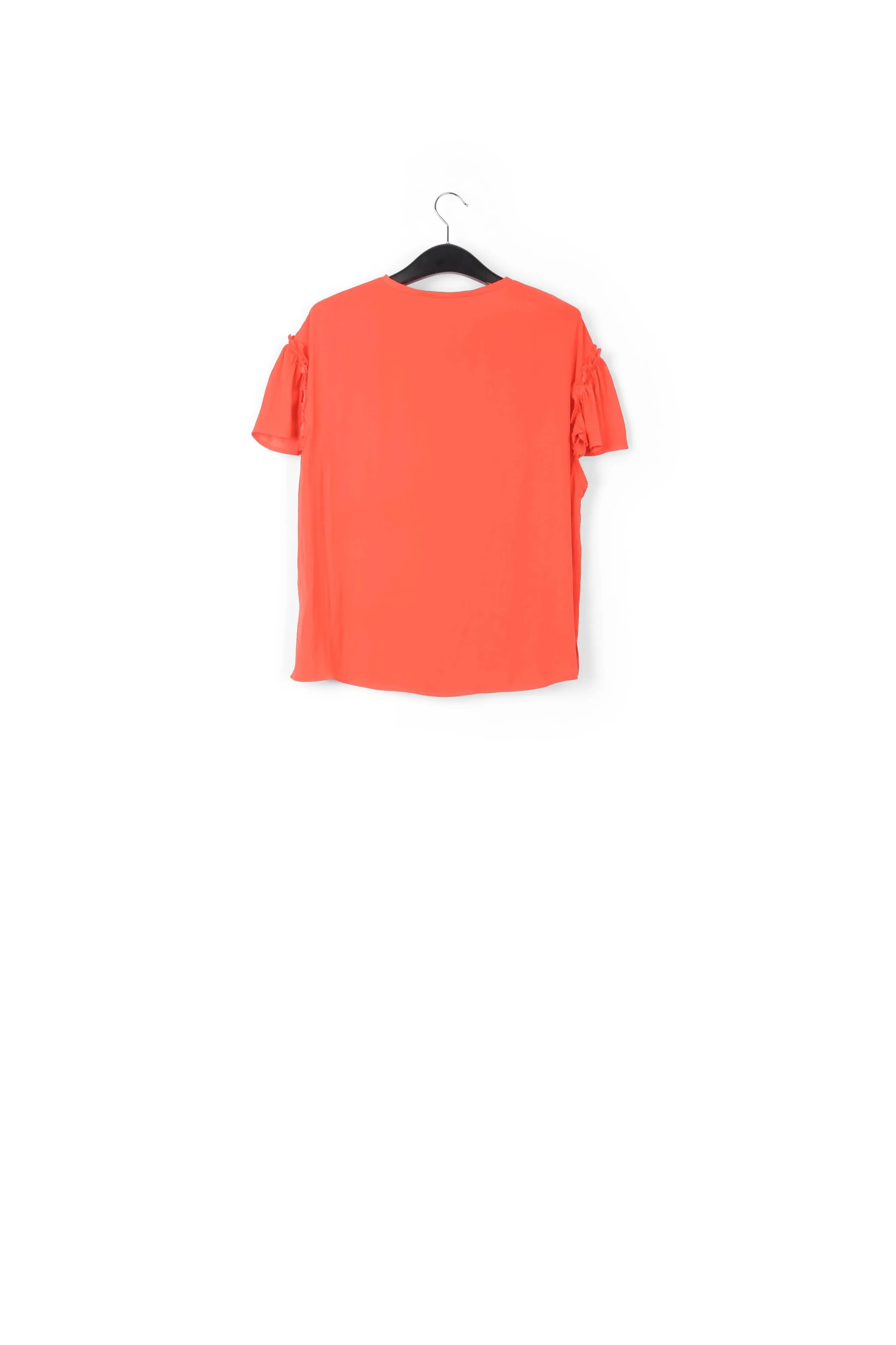 Zivet ruffled sleeve top
