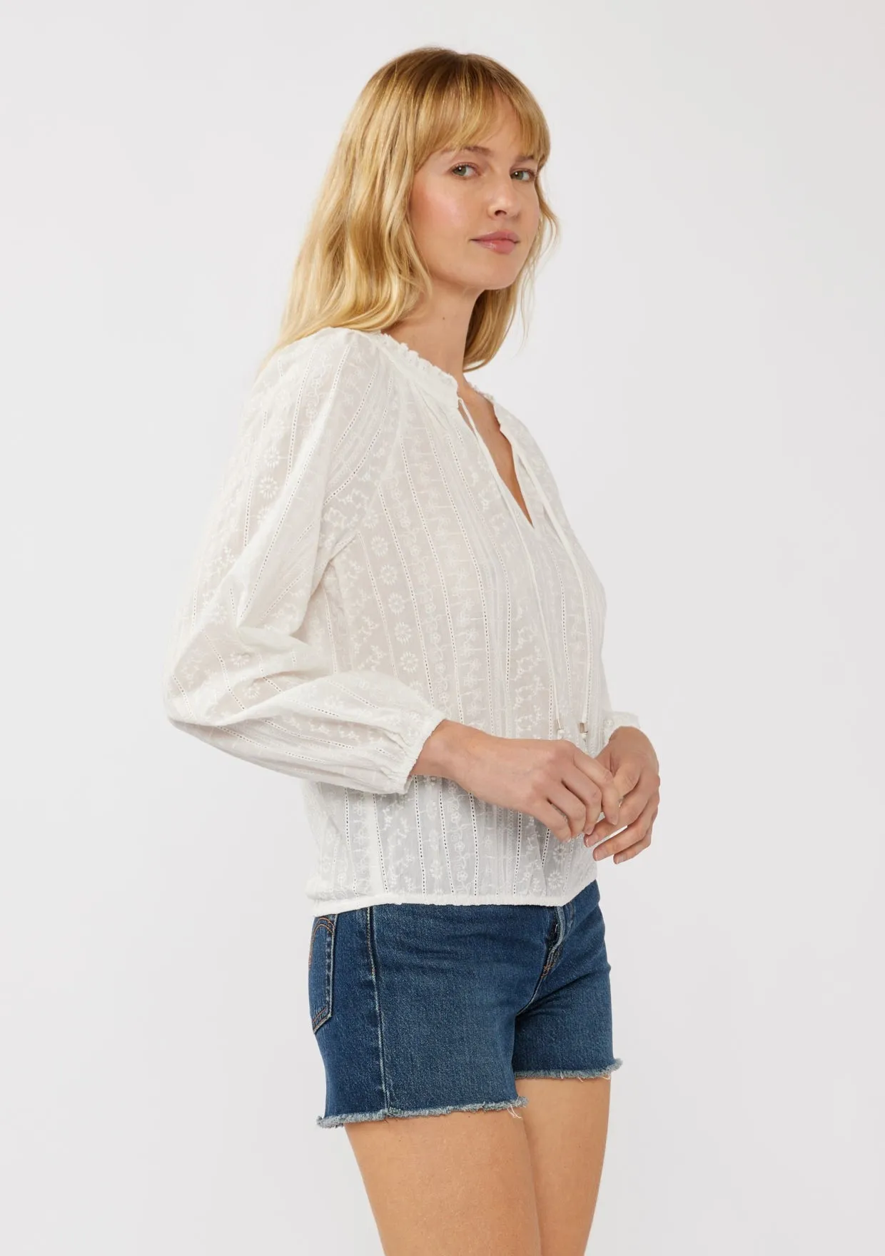Zoey Blouse I White